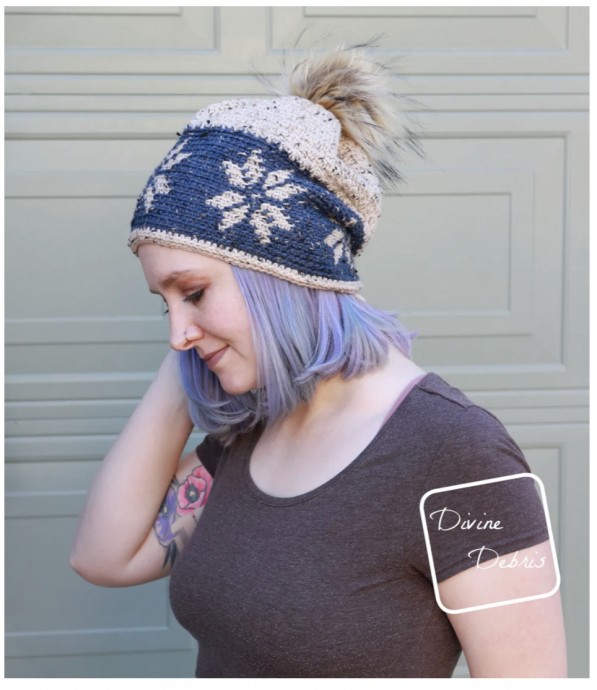 DIY The Dancing Snowflake Beanie