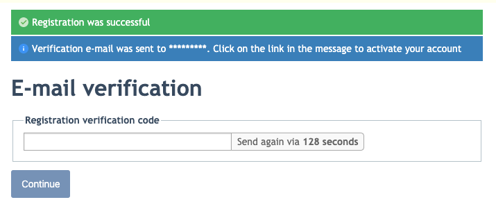 How to register on the website / create account
