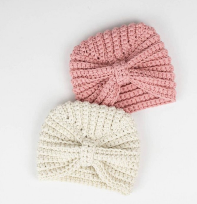 DIY Crochet Baby Turban