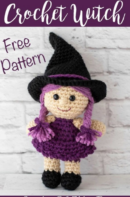 Create Spooky Amigurumi Toys for Halloween - Witch Tutorial Create Spooky Amigurumi Toys for Halloween - Witch Tutorial