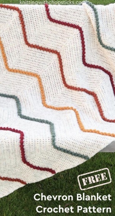 Eldoris Chevron Crochet Blanket
