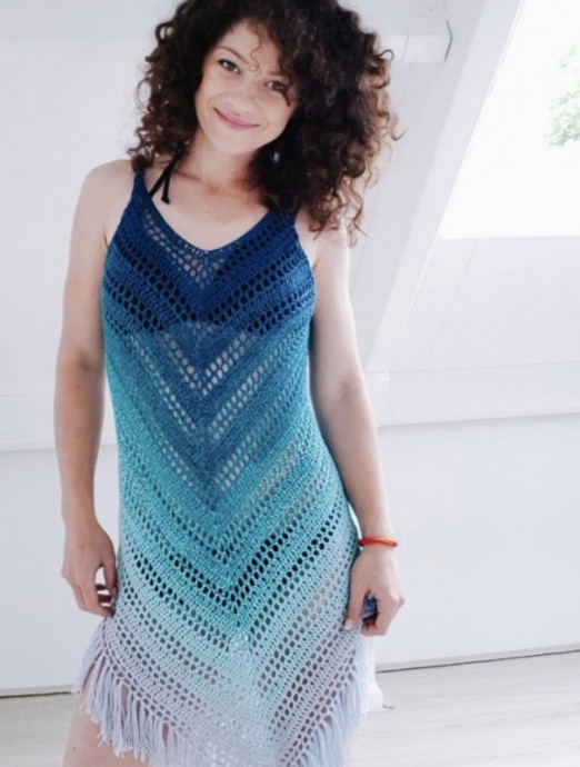 Sea Breeze Crochet Cover Up