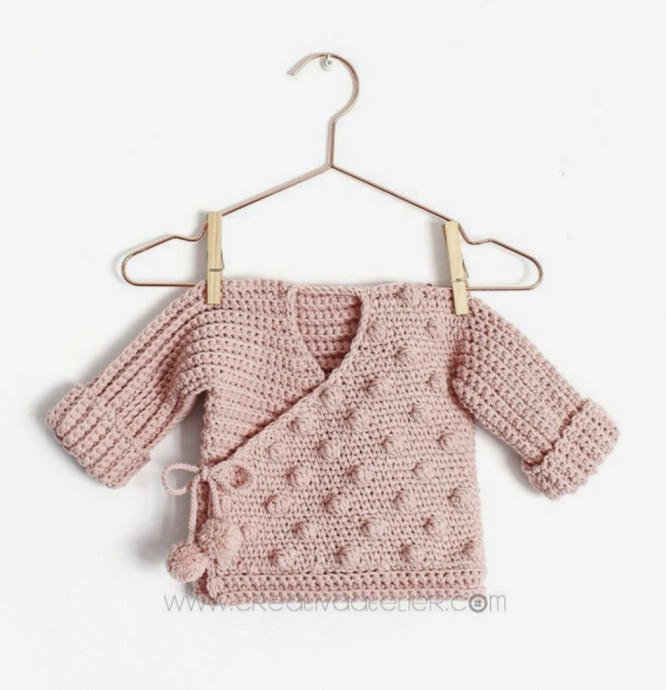 Lovely Crochet Baby Kimono