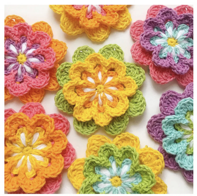 Beautiful Crochet Flowers
