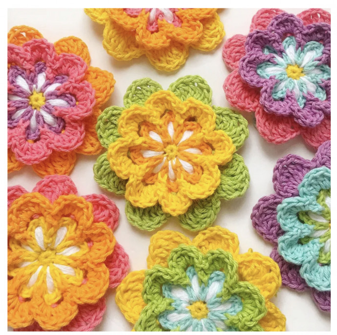 Beautiful Crochet Flowers