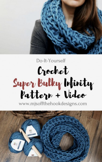 Easy Super Bulky Infinity Scarf Crochet Pattern – Stylish and Rewarding DIY Project Easy Super Bulky Infinity Scarf Crochet Pattern – Stylish and Rewarding DIY Project
