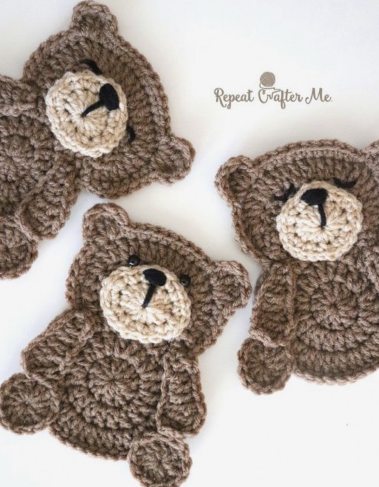 Create Adorable Crochet Teddy Bears - Easy Applique Tutorial for Cute Clothing and Accessories Create Adorable Crochet Teddy Bears - Easy Applique Tutorial for Cute Clothing and Accessories