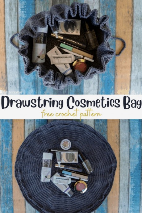 Create Your Own Drawstring Cosmetics Bag: A DIY Crochet Project for Organizing Essentials Create Your Own Drawstring Cosmetics Bag: A DIY Crochet Project for Organizing Essentials