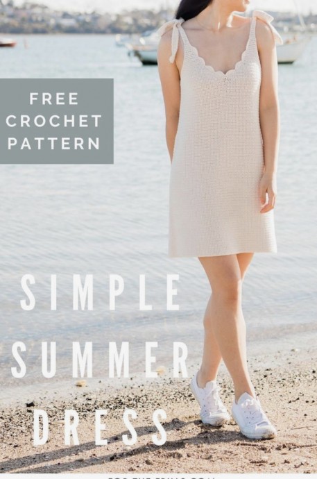 Create Your Perfect Summer Scallop Crochet Dress: A Simple and Stylish Guide Create Your Perfect Summer Scallop Crochet Dress: A Simple and Stylish Guide