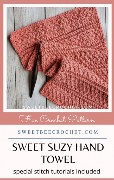 Crochet a Simple Hand Towel