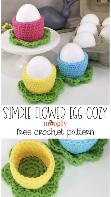Create Beautiful Flower Egg Cozies for Easter: A Simple DIY Guide Create Beautiful Flower Egg Cozies for Easter: A Simple DIY Guide