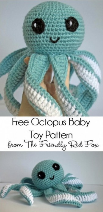 Amigurumi Octopus Baby Toy