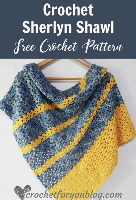 Crochet The Sherlyn Shawl