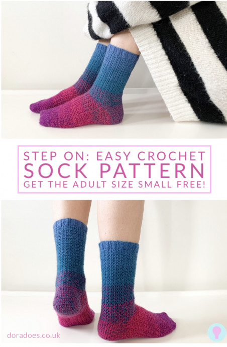 Easy and Comfy Crochet Sock