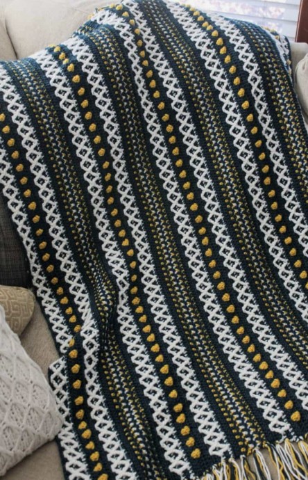 Create a Stunning Modern Crochet Blanket with Beautiful Textures and Colors Create a Stunning Modern Crochet Blanket with Beautiful Textures and Colors