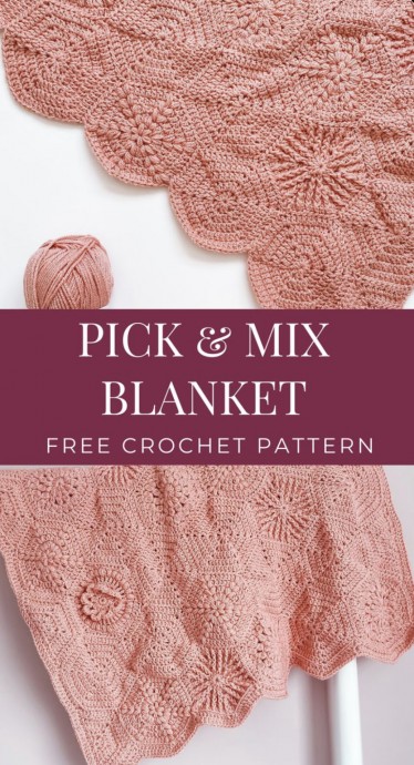 Beautiful Crochet Hexagon Blanket