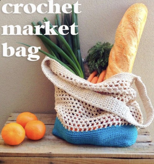 Create Your Own Trendy Crochet Market Bag with This Easy Pattern Create Your Own Trendy Crochet Market Bag with This Easy Pattern