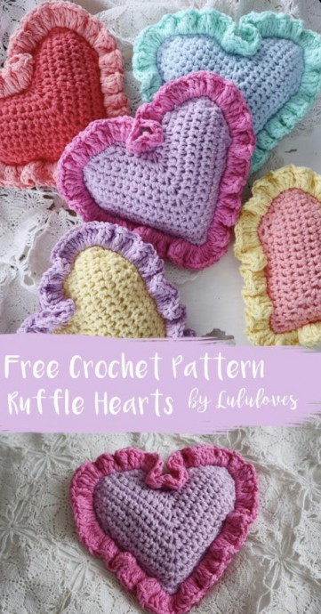Discover the Quick and Easy Way to Make Sweet Crochet Ruffle Hearts for Decorating and Gifting Discover the Quick and Easy Way to Make Sweet Crochet Ruffle Hearts for Decorating and Gifting