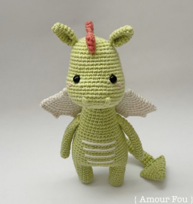 Brighten Your Year with this Free Dragon Amigurumi Crochet Pattern for Kids' Toys Brighten Your Year with this Free Dragon Amigurumi Crochet Pattern for Kids' Toys