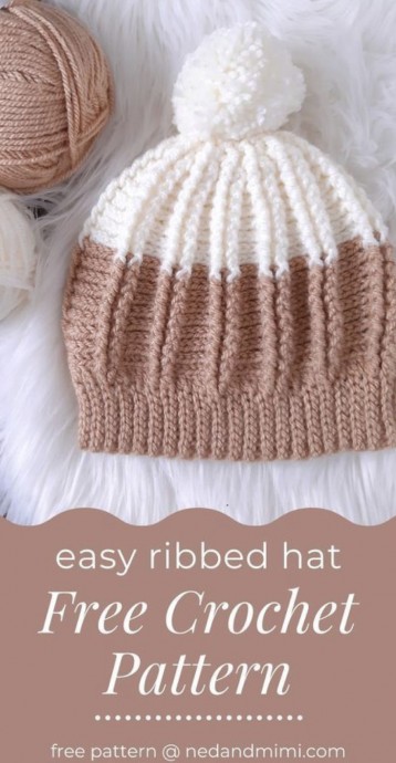 Create a Stunning Ribbed Crochet Hat: Easy Tutorial for All Ages Create a Stunning Ribbed Crochet Hat: Easy Tutorial for All Ages
