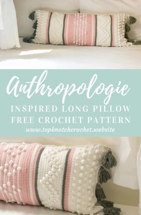 DIY Anthropologie Inspired Crochet Pillow