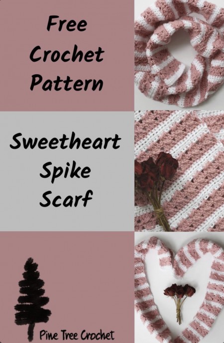 Create a Beautiful Sweetheart Spike Scarf: A Perfect Valentine's Day Gift Tutorial Create a Beautiful Sweetheart Spike Scarf: A Perfect Valentine's Day Gift Tutorial