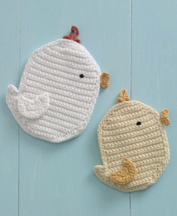 Cute Chickadee Potholder