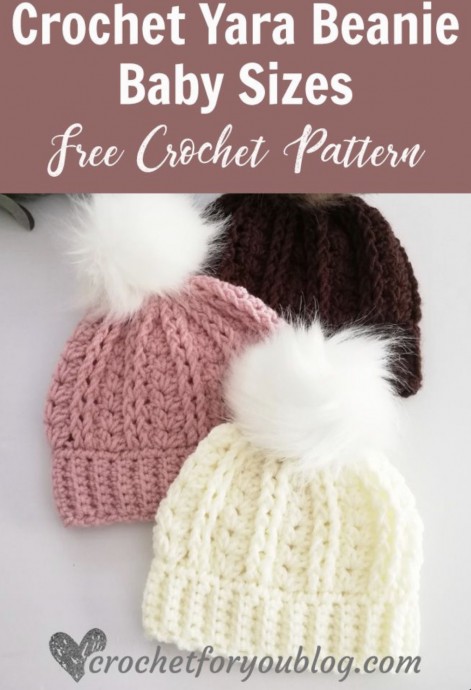 Create Adorable Yara Beanie for Babies with This Comprehensive Free Crochet Pattern Create Adorable Yara Beanie for Babies with This Comprehensive Free Crochet Pattern