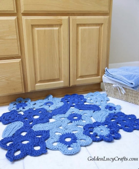 Crochet a Flower Rug