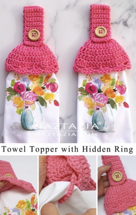 Create a Beautiful and Functional DIY Towel Topper with Hidden Ring Create a Beautiful and Functional DIY Towel Topper with Hidden Ring