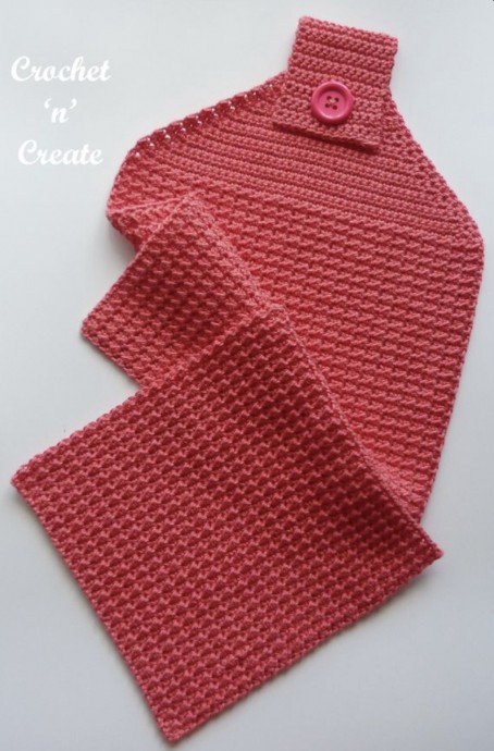Crochet Moss Dishcloth-Towel