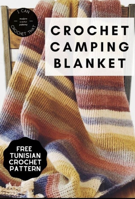 DIY The ‘Let’s Go Camping’ Crochet Blanket