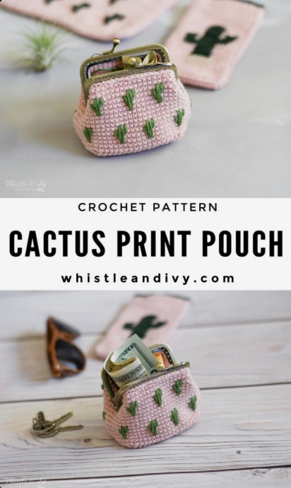 Create a Cute Cactus Crochet Coin Pouch with These Simple Steps Create a Cute Cactus Crochet Coin Pouch with These Simple Steps