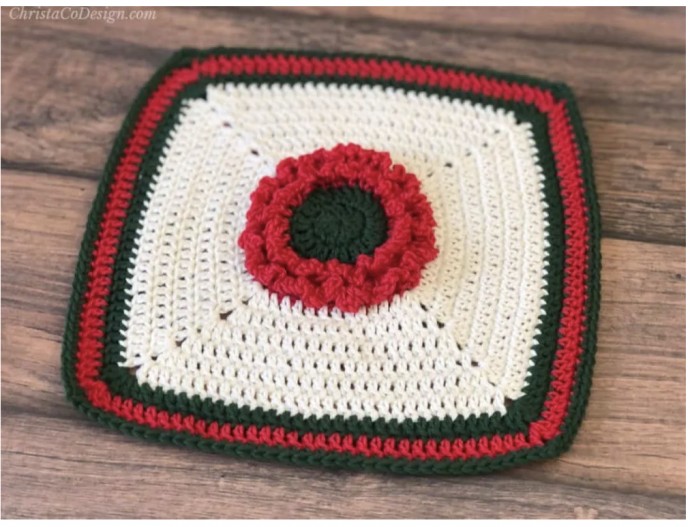 Easy Flower Granny Square