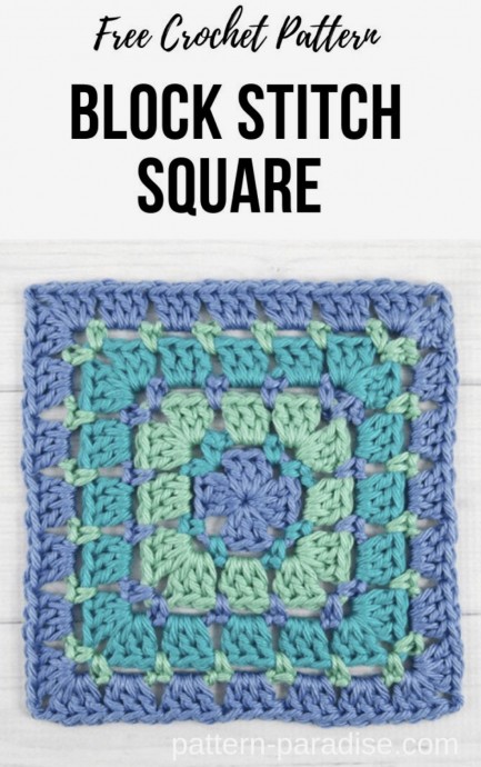 DIY Block Stitch Square