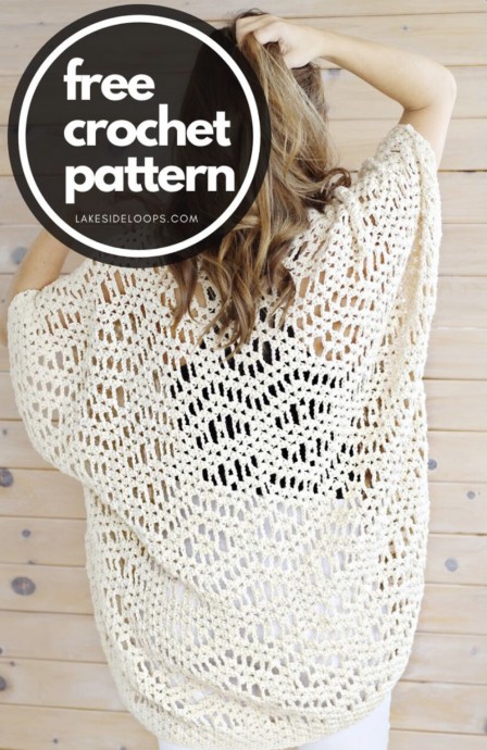 Create Your Own Esma Cape Crochet Cardigan - A Perfect Summer Accessory Create Your Own Esma Cape Crochet Cardigan - A Perfect Summer Accessory