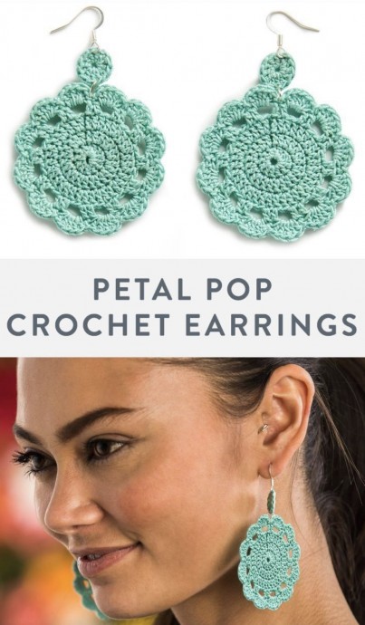 Petal Pop Crochet Earrings