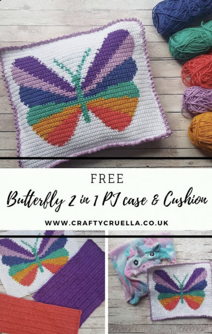 Create Beautiful Summer Butterfly Crochet Toss Pillows for Your Home Create Beautiful Summer Butterfly Crochet Toss Pillows for Your Home