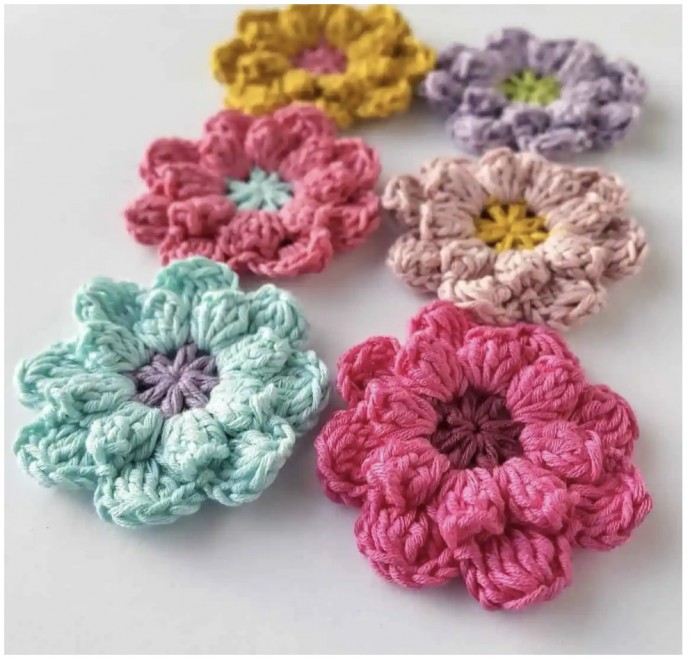 How to make Easy Crochet Flowers