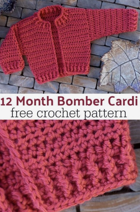 Create an Adorable Bomber Cardigan for Your Little Ones with This Easy Crochet Tutorial Create an Adorable Bomber Cardigan for Your Little Ones with This Easy Crochet Tutorial