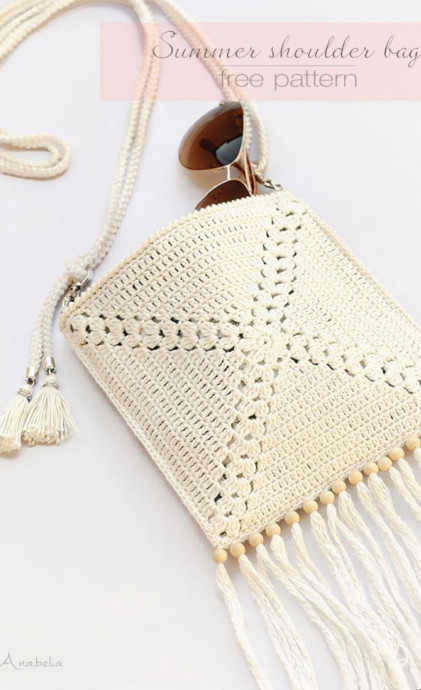 DIY Summer Crochet Shoulder Bag