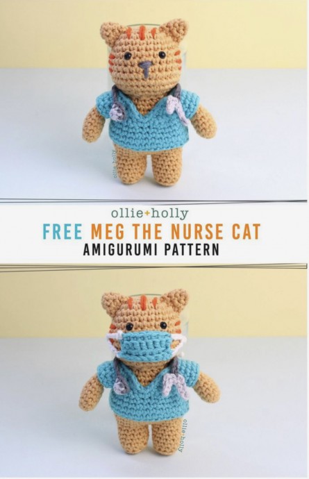 Create a Cute Nurse Cat Amigurumi to Appreciate Healthcare Heroes Create a Cute Nurse Cat Amigurumi to Appreciate Healthcare Heroes