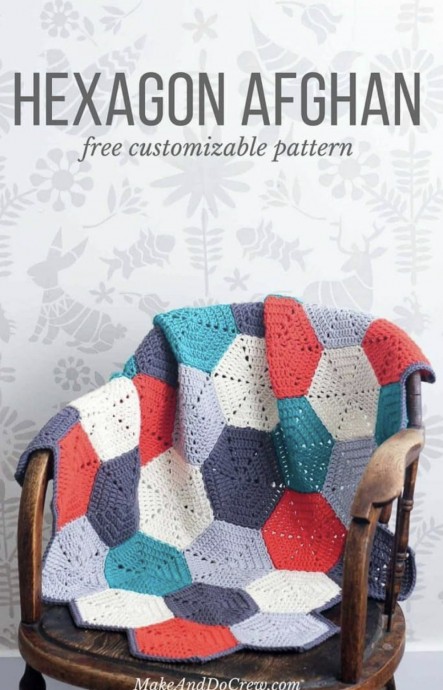 Learn How to Crochet a Colorful Hexagon Afghan: Step-by-Step Guide Learn How to Crochet a Colorful Hexagon Afghan: Step-by-Step Guide