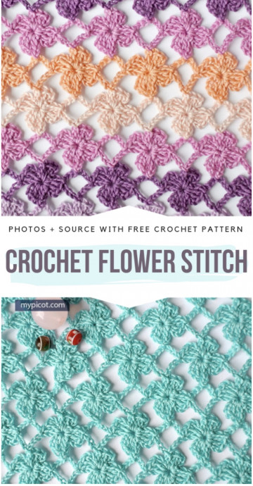 Crochet Flower Stitch