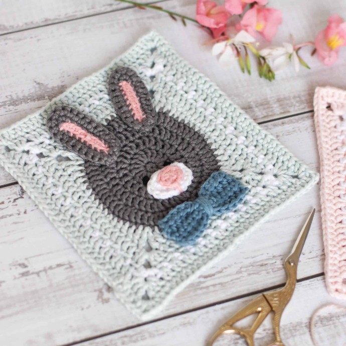 Boy and Girl Rabbit Granny Squares