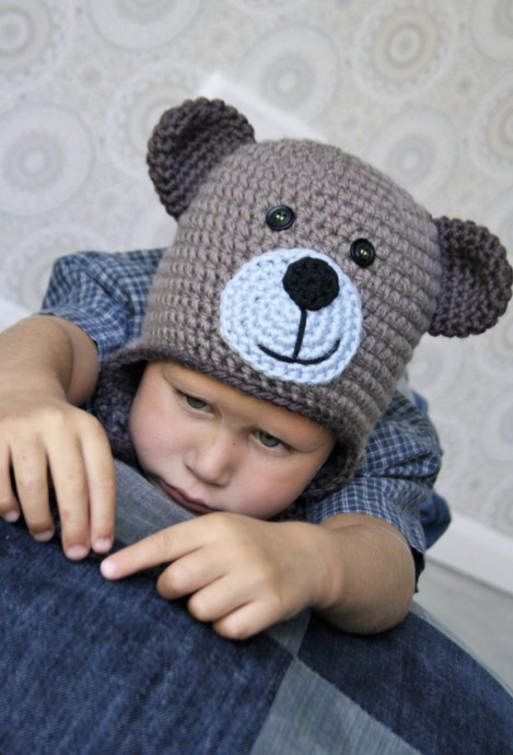 Crochet a Teddy Bear Hat