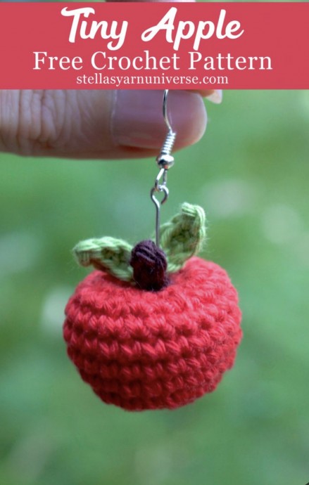 DIY Crochet Apple