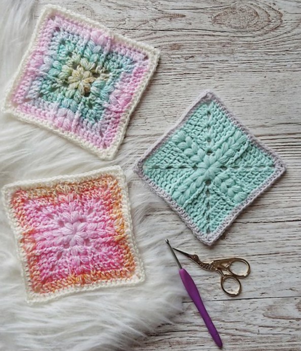 Craft the Beautiful Puffs and Hugs Granny Square – A Unique Crochet Pattern Craft the Beautiful Puffs and Hugs Granny Square – A Unique Crochet Pattern