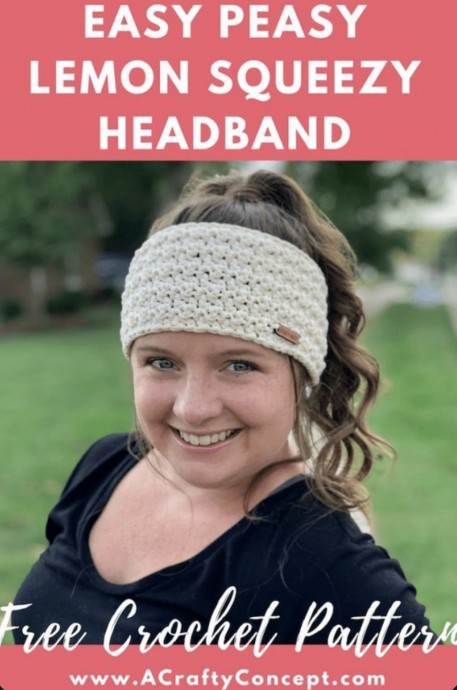 Create Your Own Easy Peasy Lemon Squeezy Crochet Headband: Step-By-Step Tutorial Create Your Own Easy Peasy Lemon Squeezy Crochet Headband: Step-By-Step Tutorial