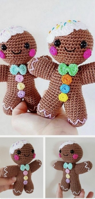 DIY Amigurumi Gingerbread Man